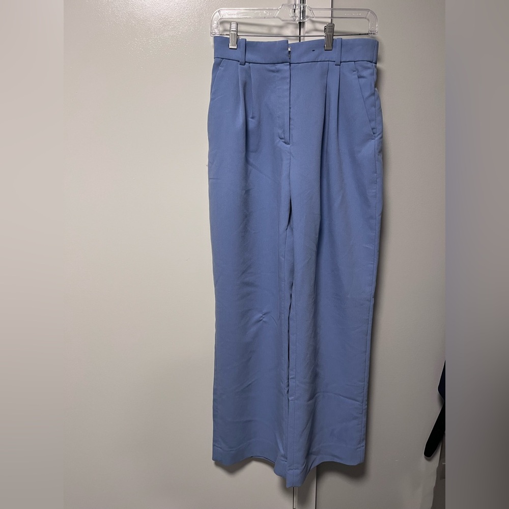 Abercrombie & Fitch Ford Blue Trousers (Wide Leg)